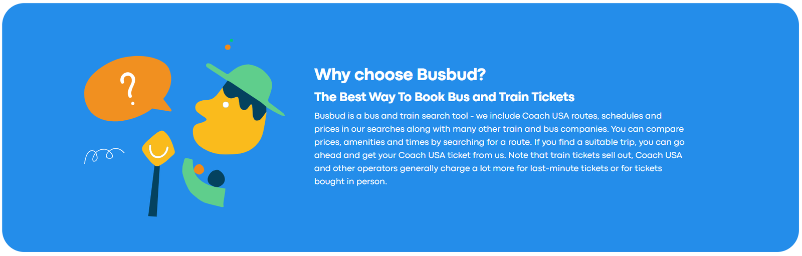Why choose Busbud